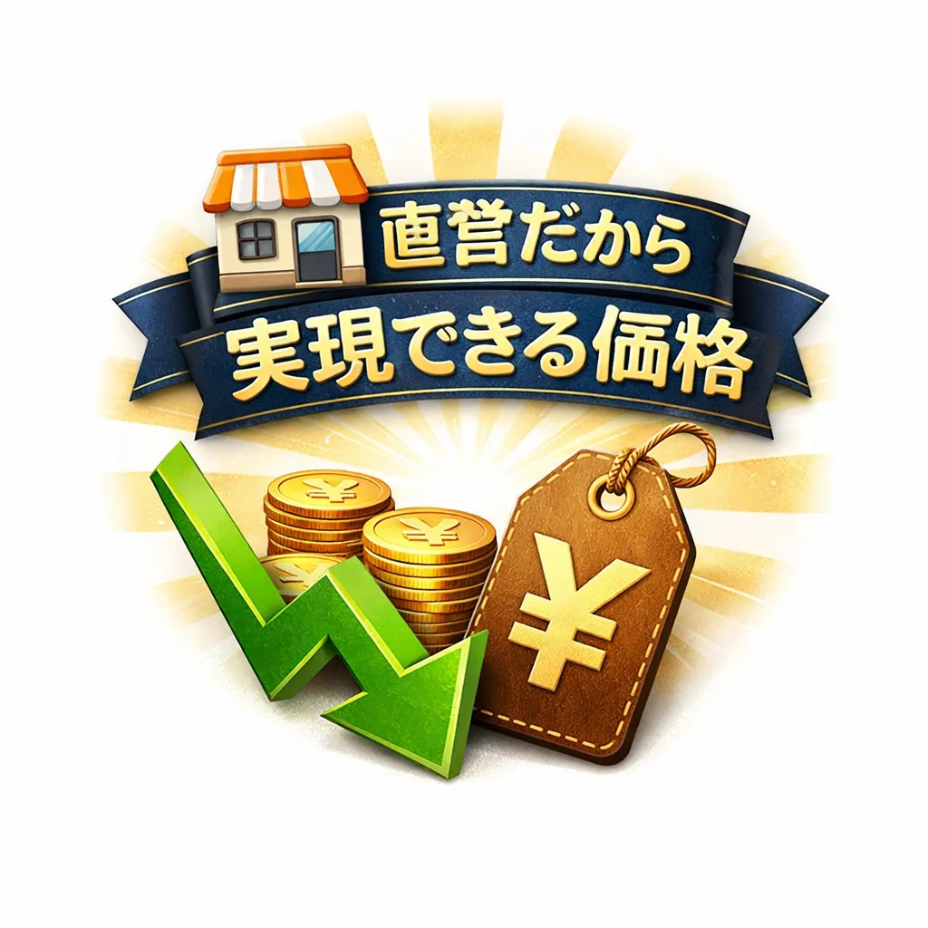 直営価格で革ジャン・本革レザージャケットをお届け 中間業者なし