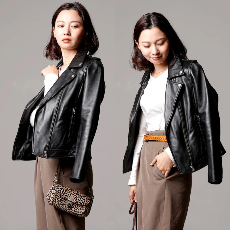 女性用レザージャケット