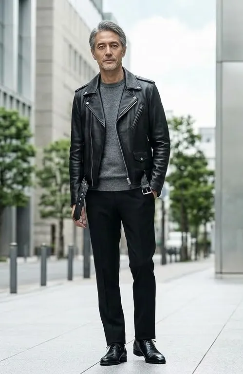 ダブルライダース 大人キレイめコーデ