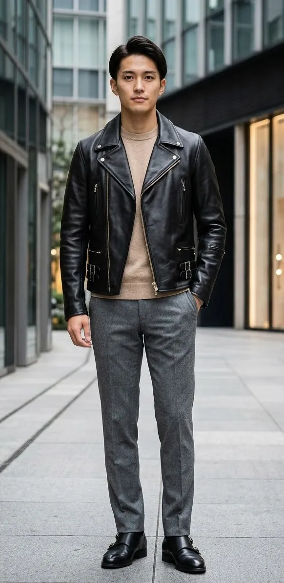 ダブルライダース 大人キレイめコーデ