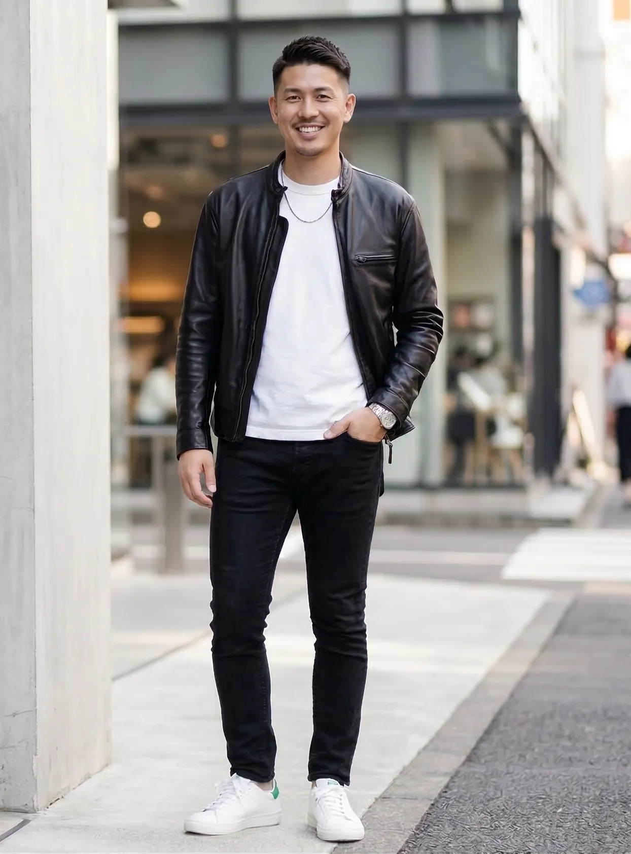 ブラック オールブラックコーデ