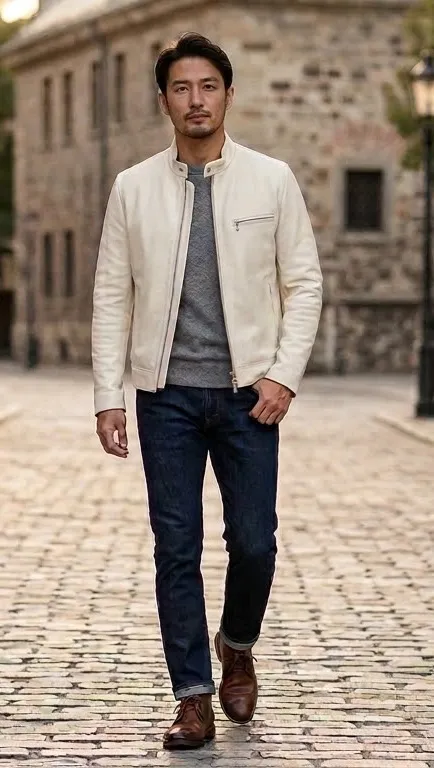 ホワイトライダース カジュアルコーデ