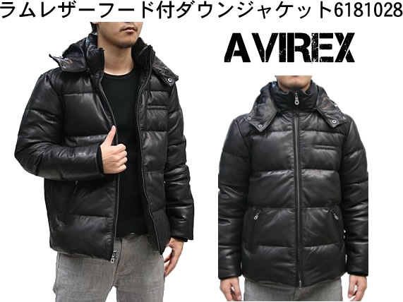 人気の販促アイテム AVIREX　レザージャケット　ダウンジャケット レザージャケット
