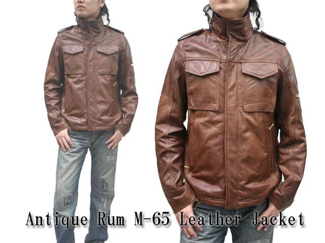 正規取扱店 AVIREX (アヴィレックス) 6111048 AGED LEATHER TYPE M-65