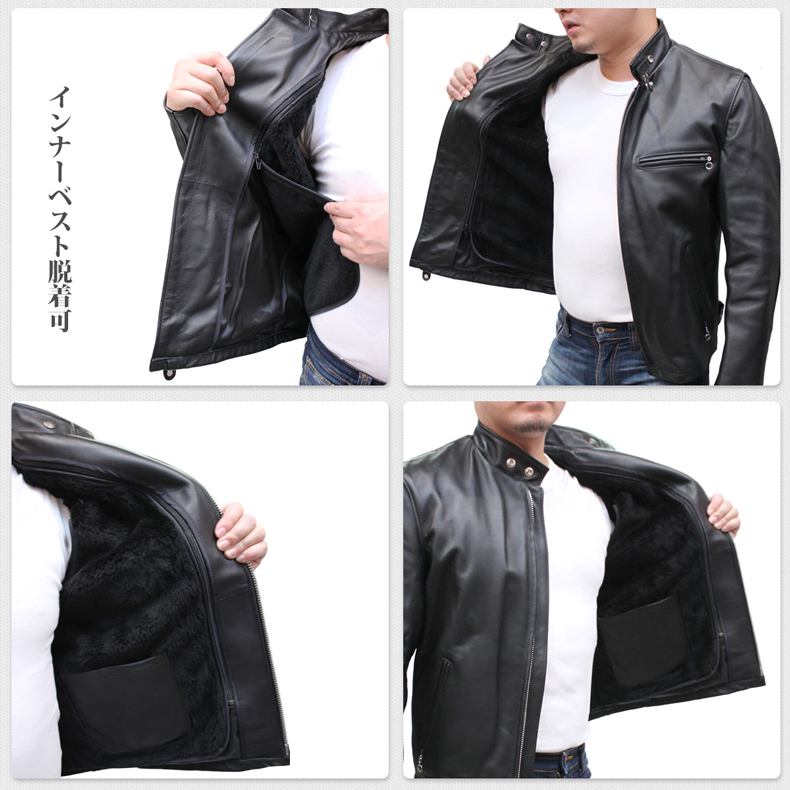 SCHOTT NYC SINGLE RIDERS JACKET メンズ ライダースジャケット