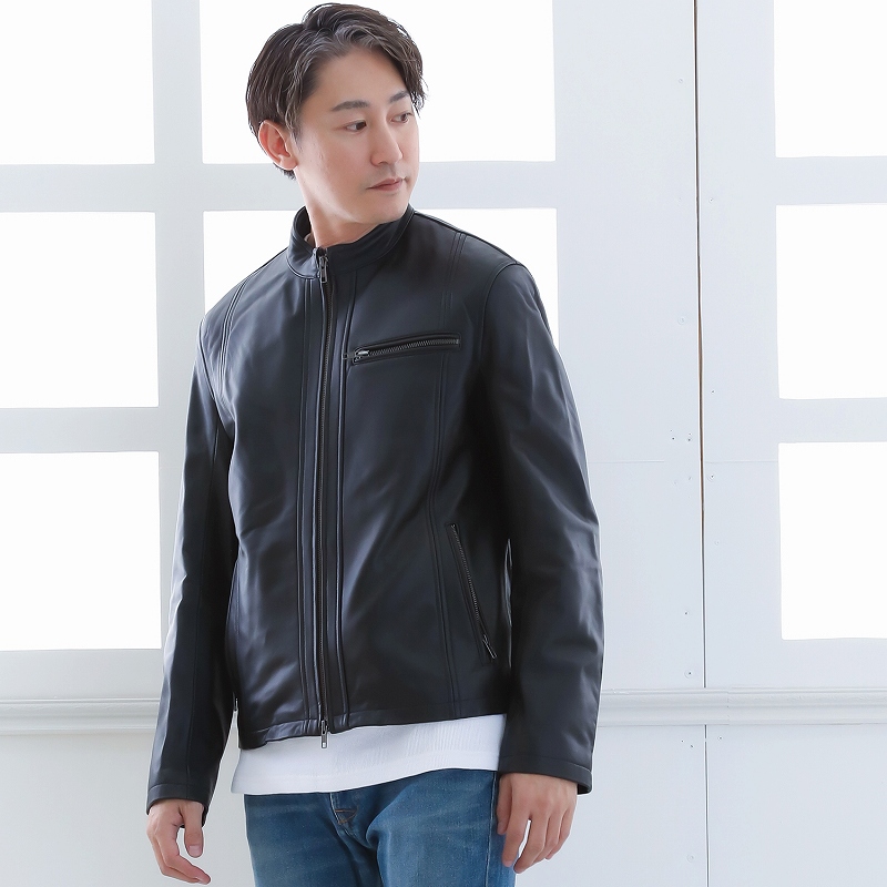 贅沢品 【極上美品】C.P.COMPANY世界100着限定ラムレザー M ライダース 